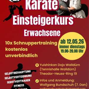 Karate Einsteigerkurs Erwachsene