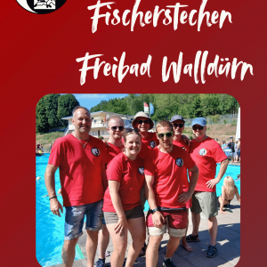Fischerstechen bei der Walldürner Splash Party 2026: Yuishinkan Fighters kämpfen sich bis ins Finale